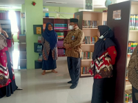 Kunjungan dan Monitoring Kepala Kantor Kemenag Kota Batam  di Perpustakaan MAN Batam